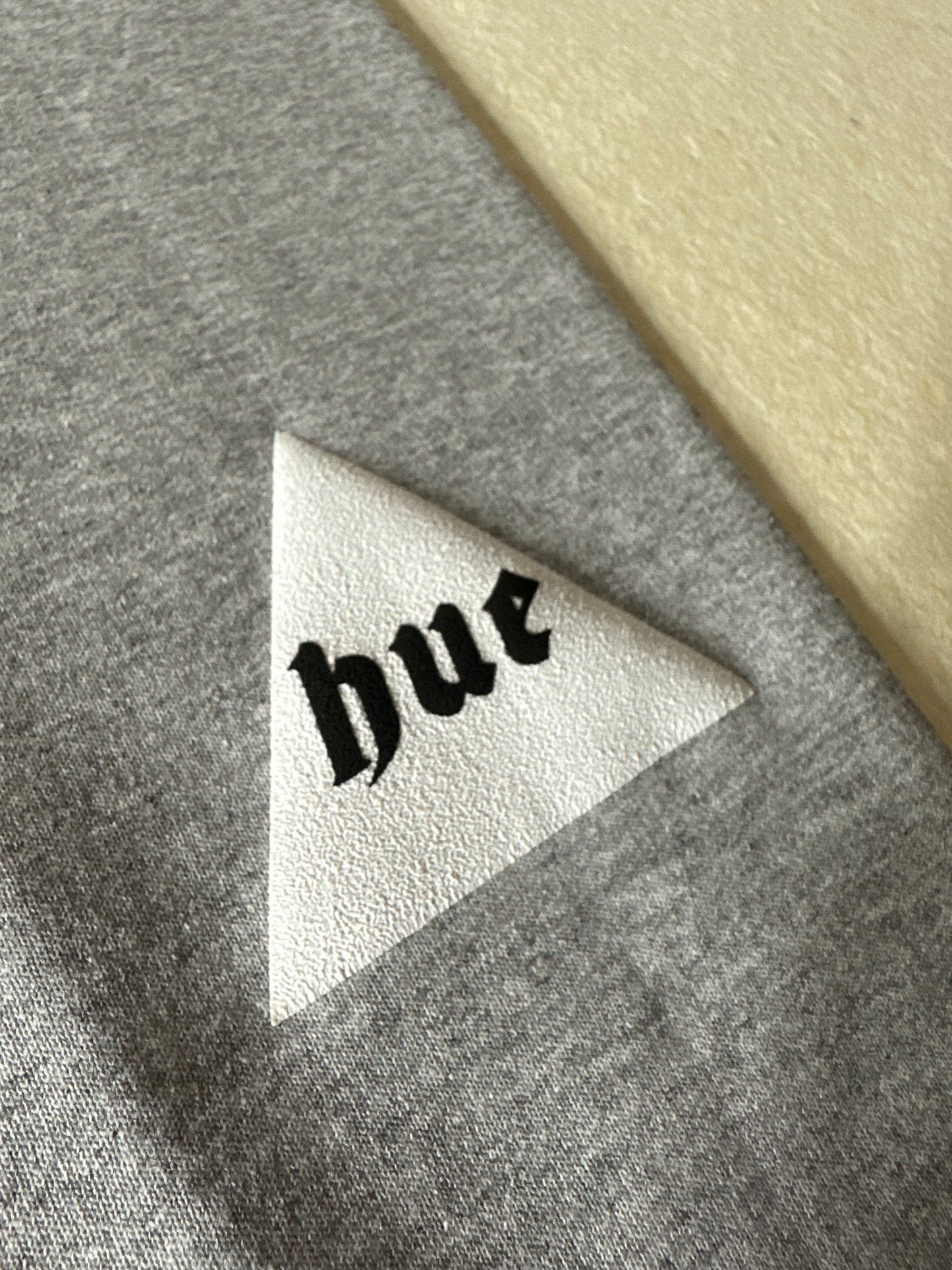 "Be (hue)" Medieval Hoodie (Light Grey/White)