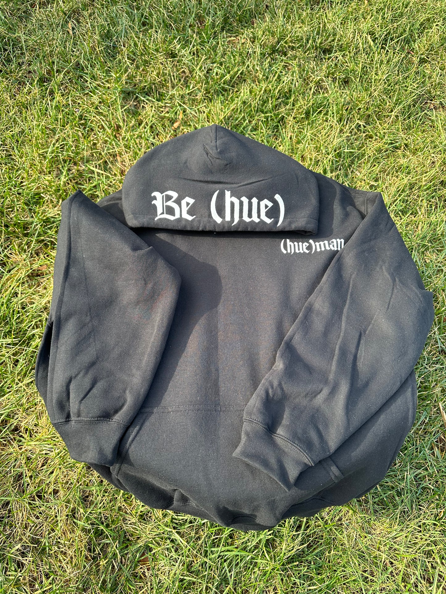 "Be (hue)" Medieval Hoodie (Black)