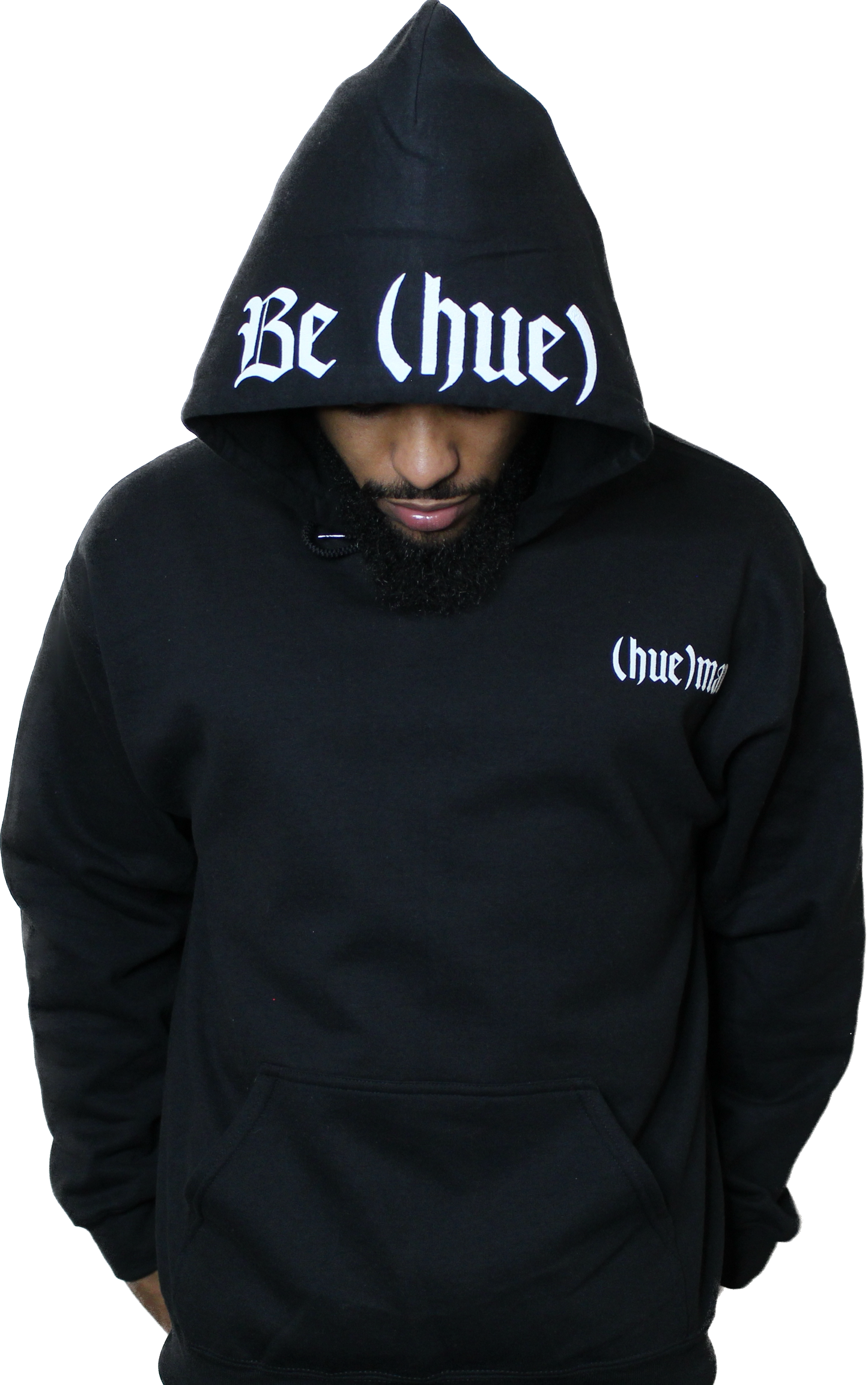 "Be (hue)" Medieval Hoodie (Black)