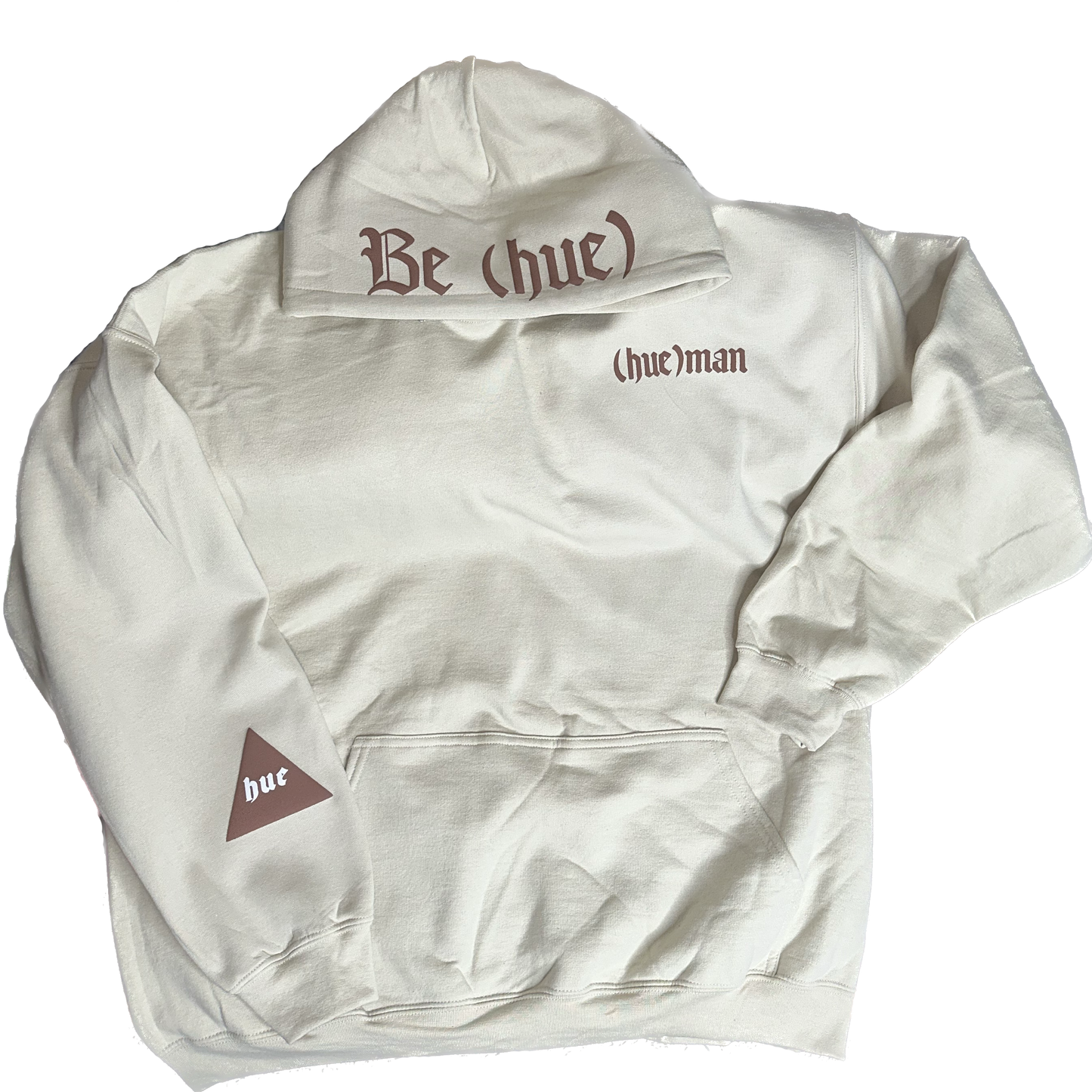 "Be (hue)" Medieval Hoodie (Sand/Brown)