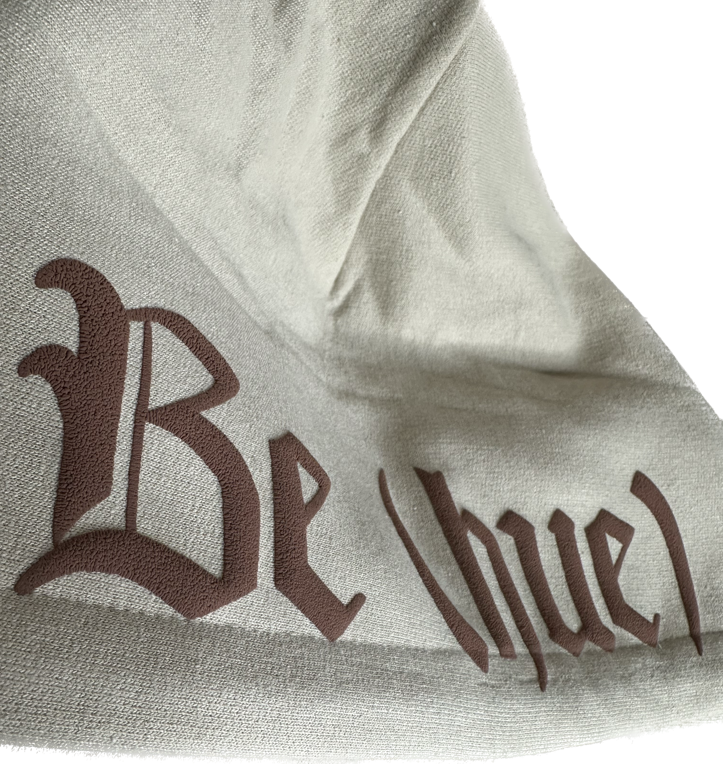 "Be (hue)" Medieval Hoodie (Sand/Brown)