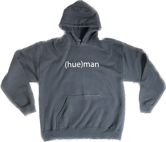 "(hue)man" Hoodie (Black, Sand, + White)